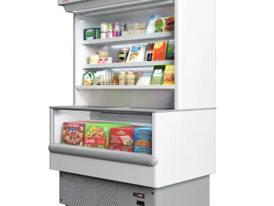  Cetus wall freezer showcase 3D model