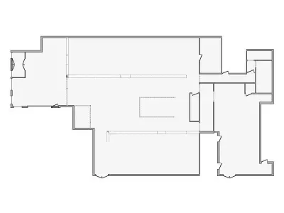 Commercial Interior Sketch - 6001-6500 SF - Xactimate 3D model