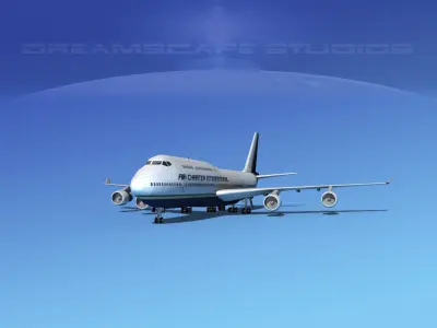 Boeing 747-8I Air Charter Intl 3D model