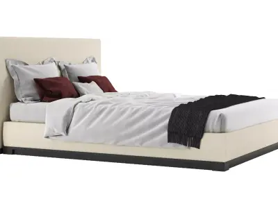 Bed Maxalto Bauci Free 3D model