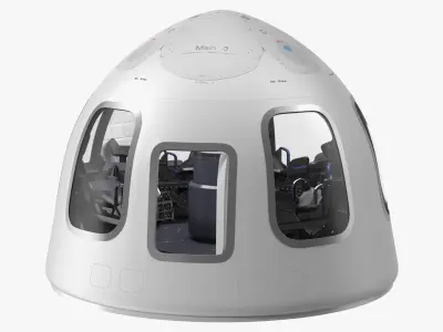 Crew Capsule 3D model