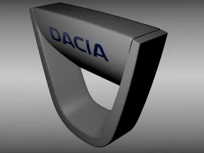 Dacia logo 3D model