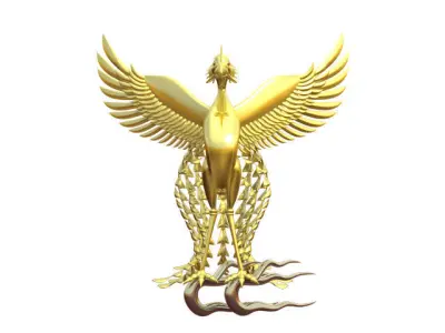phenix golden phoenix 3D model