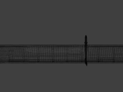 Recreational boat on oars for river and lake Free 3D model