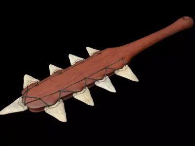 Hawaii warior weapon 3D model