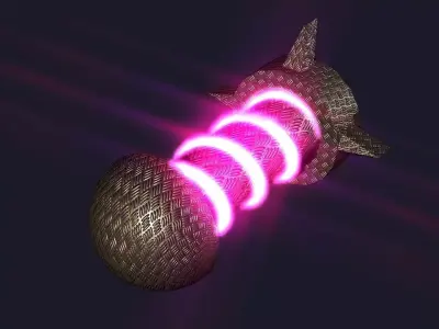Automatic Space charger Low-poly 3D model