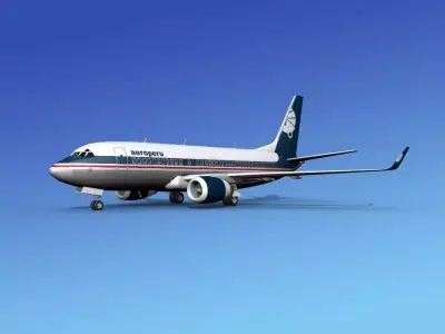 Boeing 737-700ER Aeroperu 3D model