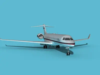Bombardier Global 7000 V01 3D model