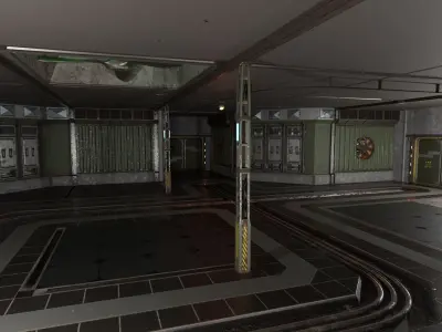 Buildingkit Military Facility Low-poly 3D model