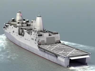 USS Arlington LPD-24 3D model