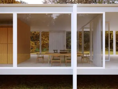 Farnsworth House 3D model