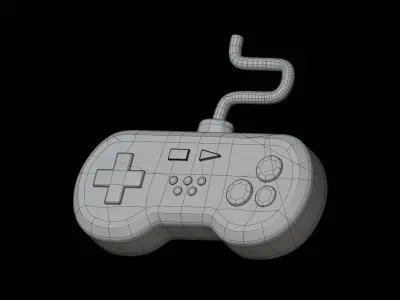 Joystick 3D Illustration 3D model