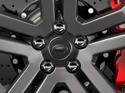 Range Rover SVAutobiography Dynamic wheel 2017 3D model