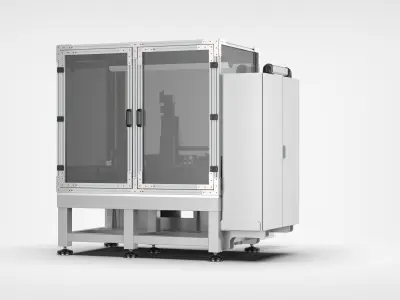 Automatic Resistance Plug-in Machine 3D model