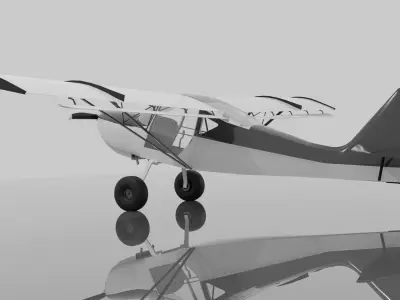 Kitfox Series 5 Low-poly 3D model