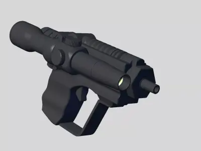 EC-17 scout trooper blaster pistol 3D print model 3D print model