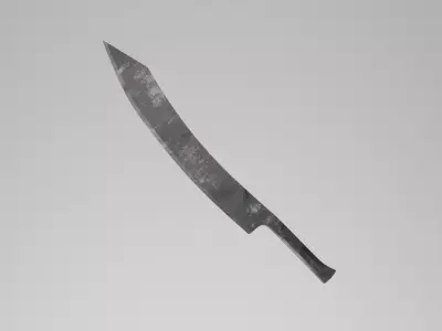 Stop Sign Machete 3D model