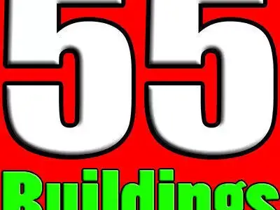 55 Detailed Buildings 3D model
