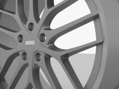 BBS CC-R Low-poly 3D model