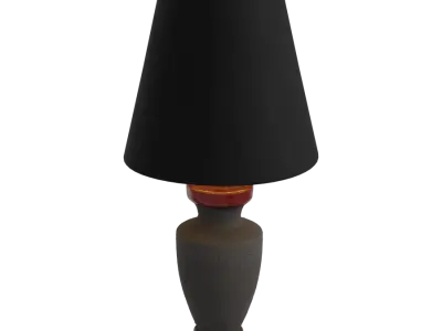  Eno Ceramic Arrius Shade Lamp Model, Black 