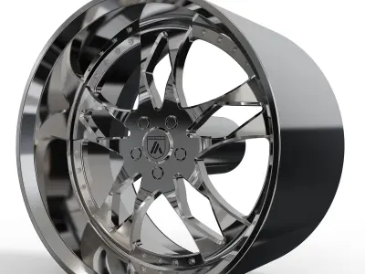 ASANTI AF129 WHEEL 3D MODEL 3D model