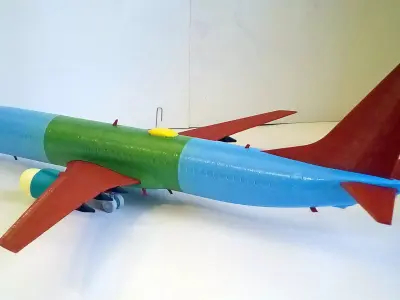 171211 Model kit Boeing 737-900 no Winglet Down 3D print model