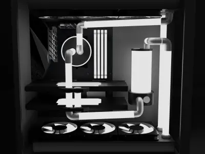 Lian Li PC Free 3D model