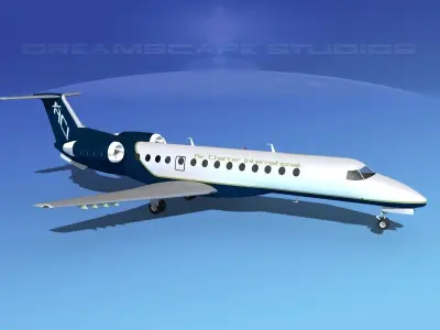 Embraer ERJ-135 Air Charter Intl 3D model
