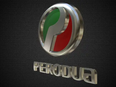 perodua logo 3D model
