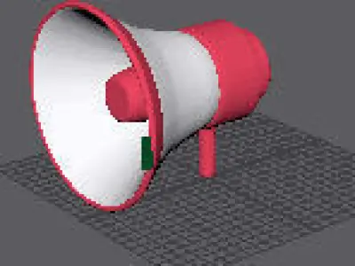 Alarm speaker Free 3D model