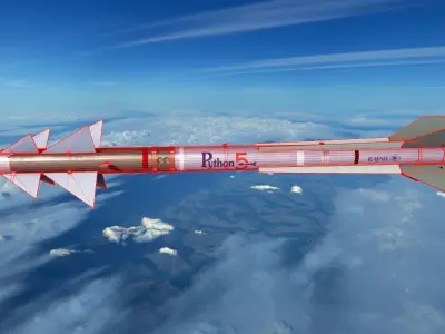 Rafael Python 5 Low-poly 3D model