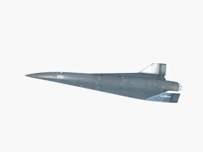 Unmanned reconnaissance aircraft 3D model