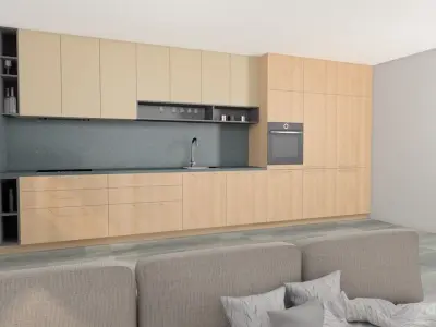 Small Kitchen Free 3D model purchase