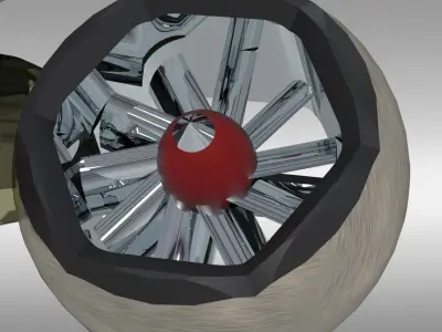 Advanced drone model - 3 variants Low-poly 3D model