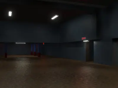 Industrial Storage Facility 3D model