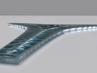 Kuwait International Airport Project 3D model