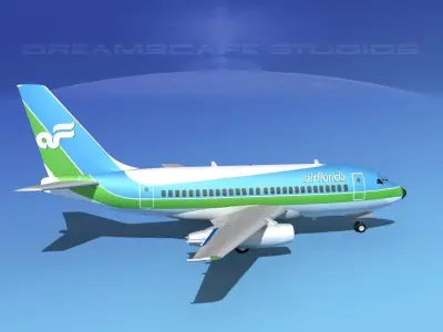 Boeing 737-100 Air Florida 3D model