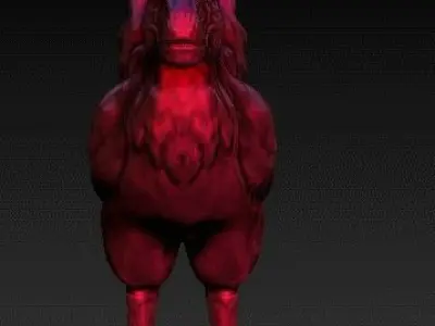 Chikensaurus rooster Free 3D print model