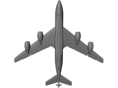 Boeing KC-135 Stratotanker 3D print model