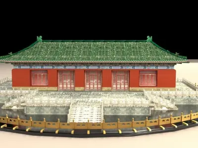 Chinese ancient building  3D model