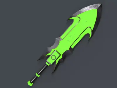 Sci-Fi Sword V4 - 04 Low-poly 3D model