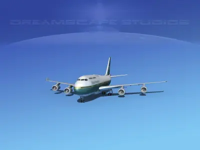 Boeing 747-400 Pakistan 3D model