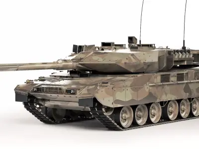 Tank Leopard 2A7V 2016 3D model