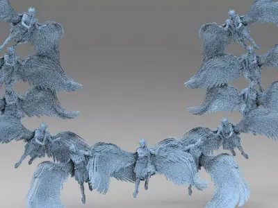 Dantes Inferno GhostAngel Portal 3 3D model