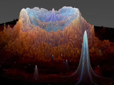 Low Res James webb deep sky object 3d software analysis Free 3D print model