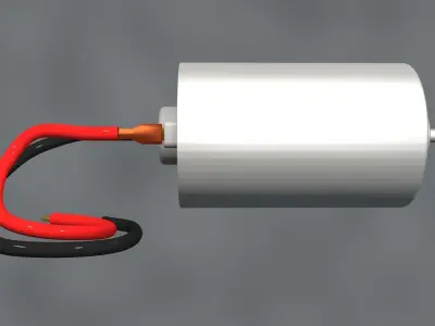 Free DC Motor Free 3D model
