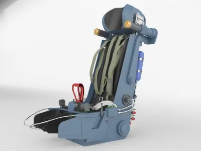 Ejection seat 3D model