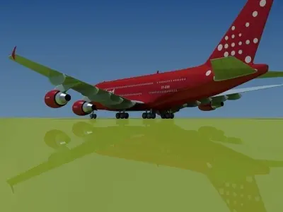 Air Greenland Airbus 3D model