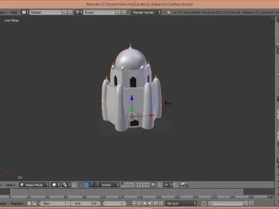Zakariya Darbar 3D model