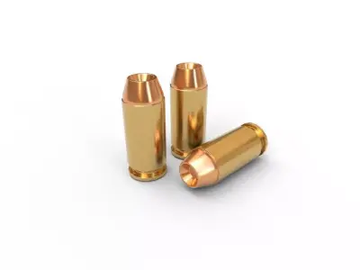 40  SW  Ammo Low-poly 3D model